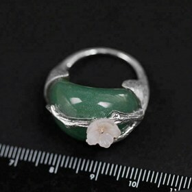 Silver-Plum-Flower-big-stone-ring-design (3)